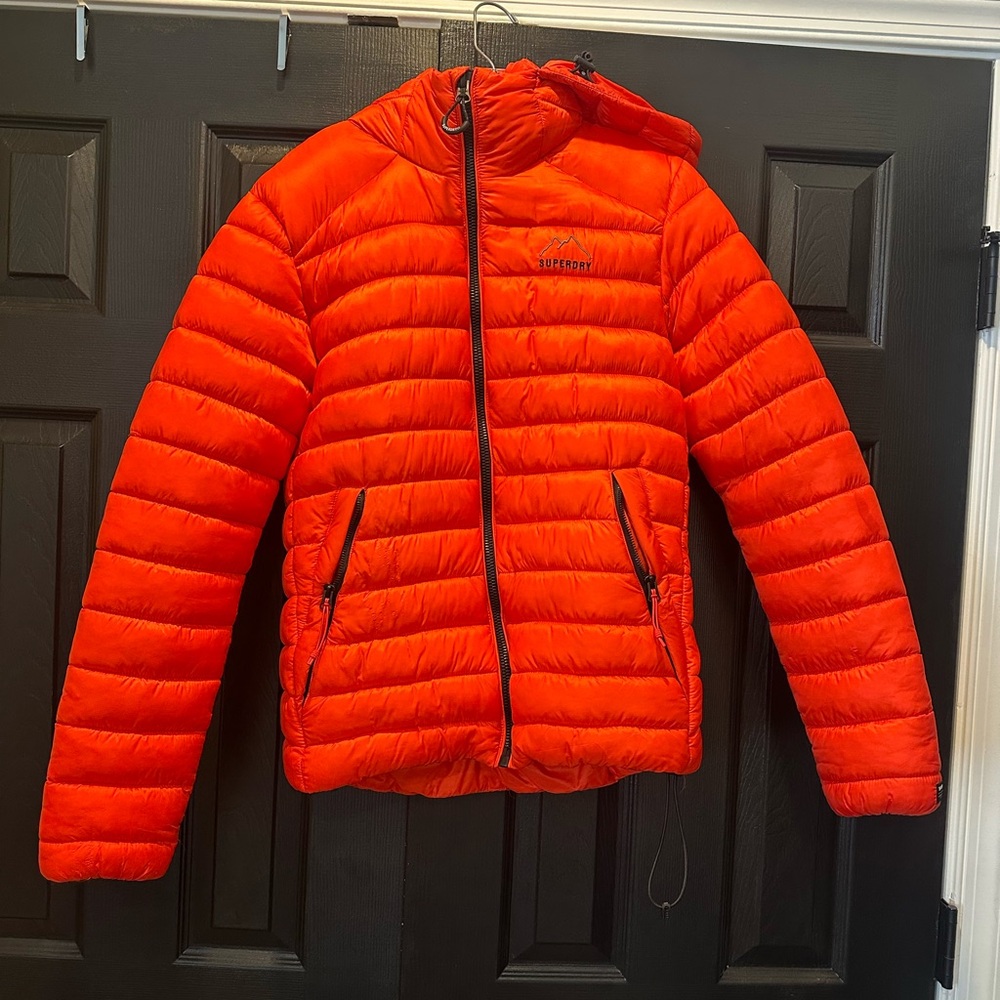 Superdry Vibrant Red Quilted Jacket
